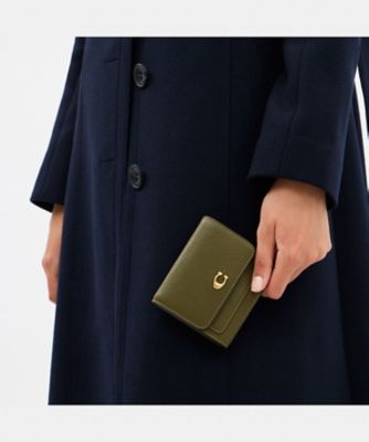 【極美品】COACH コーチ★ミラ スモール フラップウォレット 二つ折り財布 COACH（コーチ） 財布 ミラ スモール フラップ ウォレット レディース